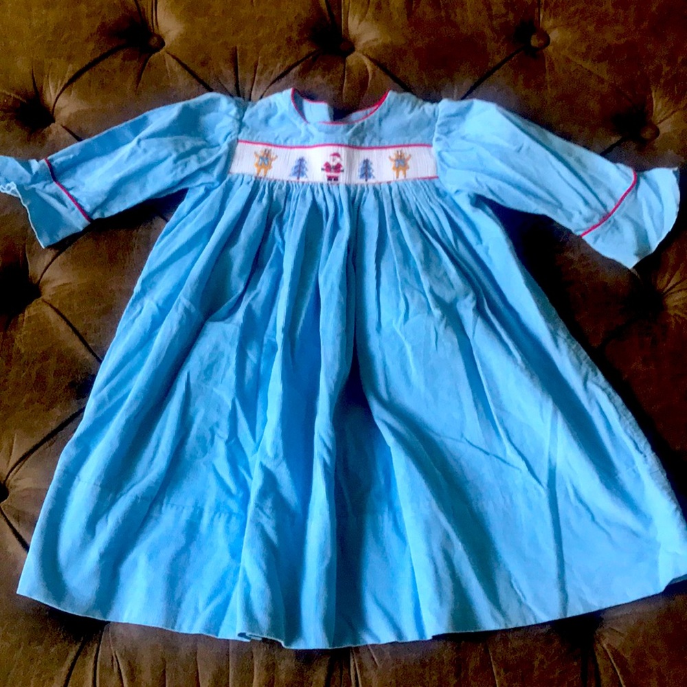Beaux et Belles, Smocked Christmas Dress, Size 4